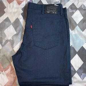 Levi's Men's Navy Slim Straight Jeans